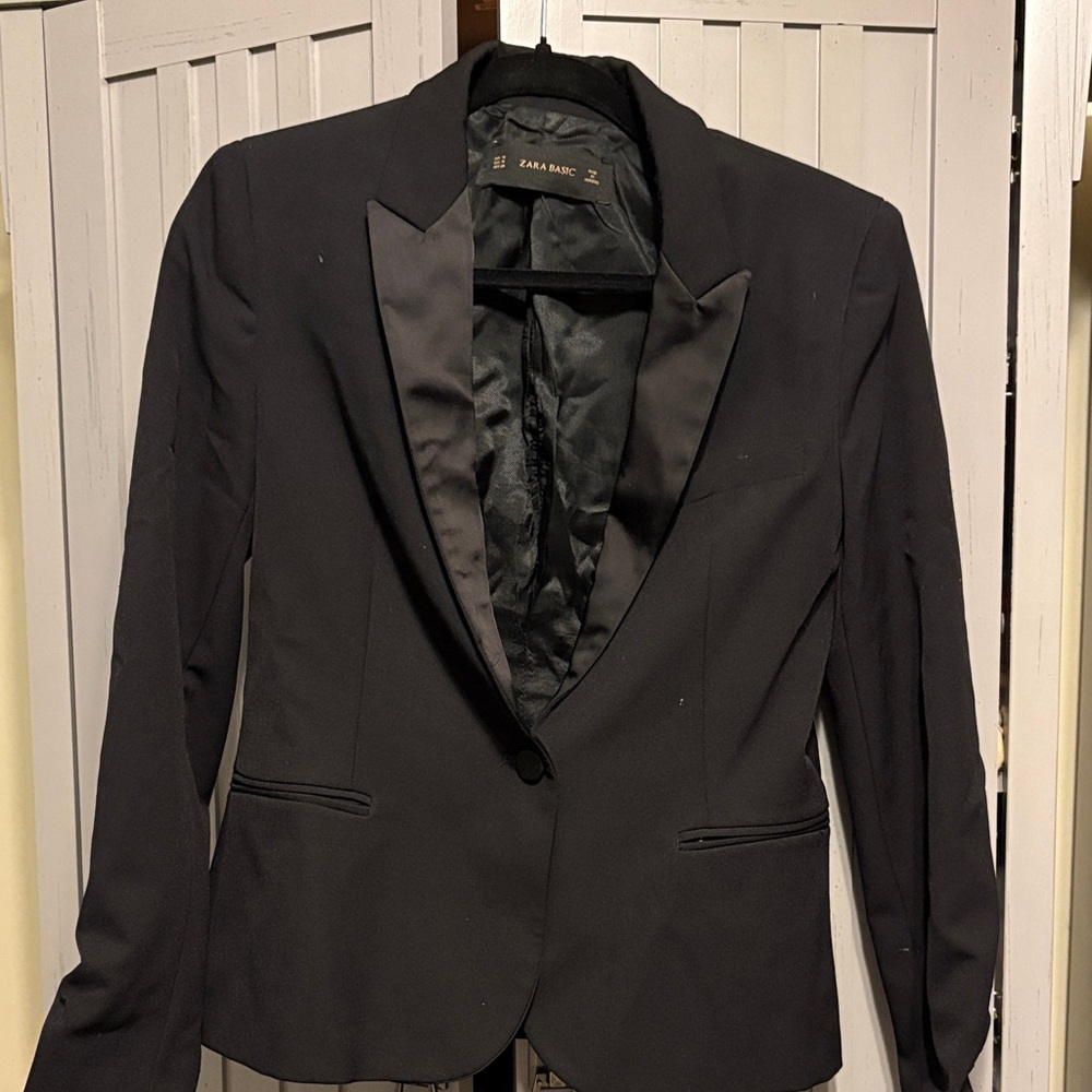 Zara Elegant Black Women's Blazer